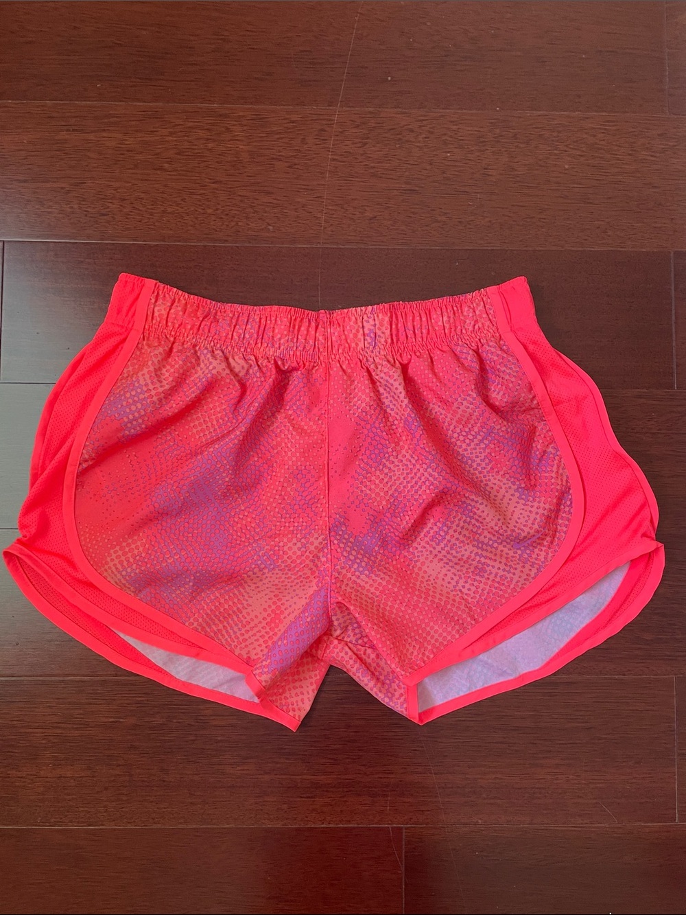 Nike Women’s Bright Coral-Pink Athletic Shorts